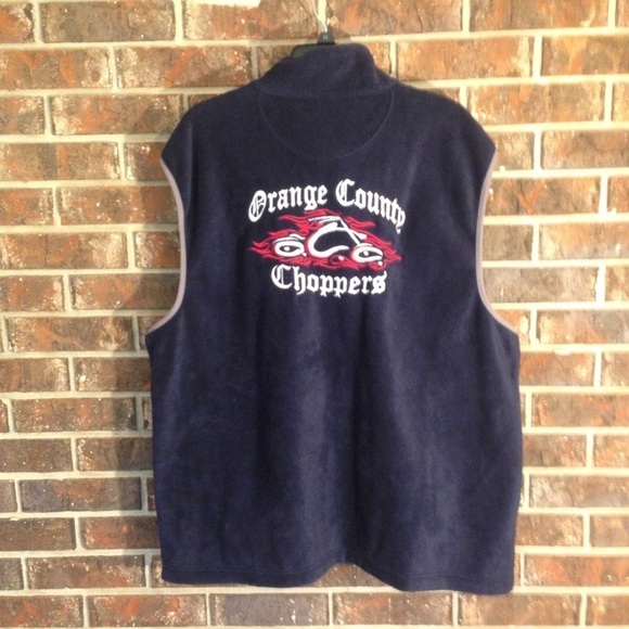 ORANGE County Choppers Fleece Vest Size XXL - Picture 6 of 6
